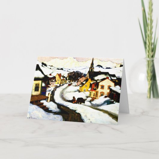 ガニョン – ローレンティアン山脈の村 カード (正面)