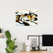 ガニョン – ローレンティアン山脈の村 ポスター (ホームオフィス)