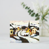 ガニョン – ローレンティアン山脈の村 ポストカード (スタンド正面)