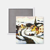 ガニョン – ローレンティアン山脈の村 マグネット (正面/裏面)