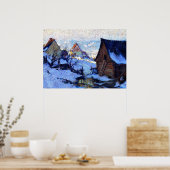 ガニョン – 春雪解Baie-Saint-Paul ポスター (キッチン)