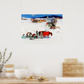 ガニョン – 氷の収穫 ポスター (キッチン)