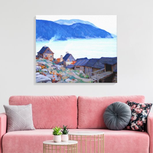 ガニョン – North Shore Posterの夕べ キャンバスプリント (インサイチュ (リビング))