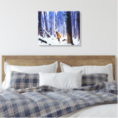 ガニョン – Trapper in the Woods キャンバスプリント (インサイチュ (寝室))