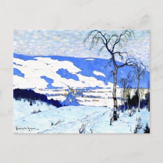 ガニョン – Twilight, Baie Saint Paul ポストカード (正面)