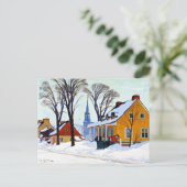 ガニョン – Winter Morning, Baie-Saint Paul ポストカード (スタンド正面)