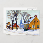 ガニョン – Winter Morning, Baie-Saint Paul ポストカード (正面/裏面)