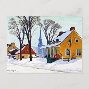 ガニョン – Winter Morning, Baie-Saint Paul ポストカード