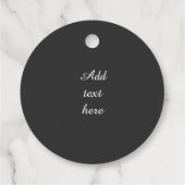 ガネシャカラフル卿がブラック フェイバータグ (裏面)