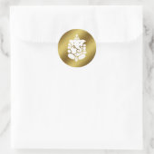 ガネシャゴールデングリッター ラウンドシール (バッグ)