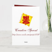 ガネシャディワリ挨拶 カード (裏面)