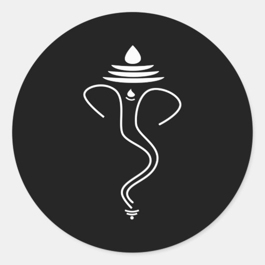 ガネシャミニマリストガネシュ ラウンドシール (正面)