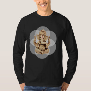 ガネシャ公シャツヒンズー教の神ガネシュ Tシャツ