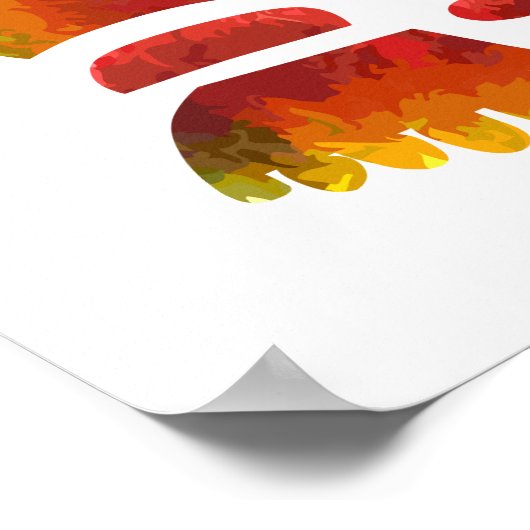 ガネシャ数々のカラー絵画ズ ポスター (角)