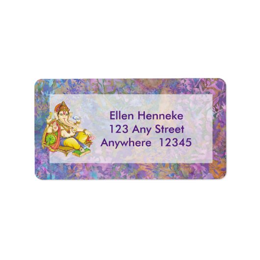 ガネシャ ラベル (正面)