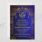 ガネシュチャトゥルティプジャロヤゴールデンエレメンツ 招待状 (正面)