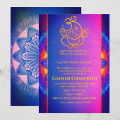 ガネシュチャトゥルティプジャ 招待状 (正面/裏面)