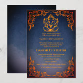 ガネシュチャトゥルティプジャ 招待状 (正面/裏面)