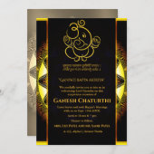 ガネシュチャトゥルティプジャ 招待状 (正面/裏面)
