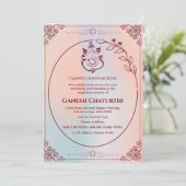 ガネシュチャトゥルティプジャ 招待状 (スタンド正面)