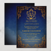 ガネシュチャトゥルティプジャ 招待状 (正面/裏面)