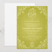 ガネシュチャトゥルティプジャ 招待状 (正面/裏面)