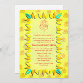 ガネシュチャトゥルティプジャ 招待状 (正面/裏面)