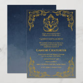 ガネシュチャトゥルティプジャ 招待状 (正面/裏面)