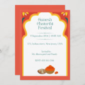 ガネシュトゥルティ 招待状 (正面/裏面)