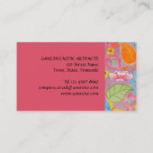 ガネシュピンク名刺 名刺 (裏面)