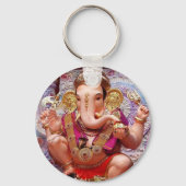 ガネシュ・ガネシャ・ヒンズー教インドのアジアゾウ神 キーホルダー (正面)