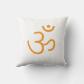 ガネシ素晴らしー地プリントデザインと神術 クッション (裏面)