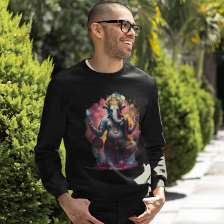 ガネッシュ・ヒンドゥーTシャツ Tシャツ