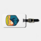ガネットピークワイオミンサンライズ ラゲッジタグ (正面横)