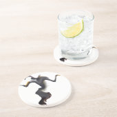 ガネット抽象芸術海鳥 コースター (側面)