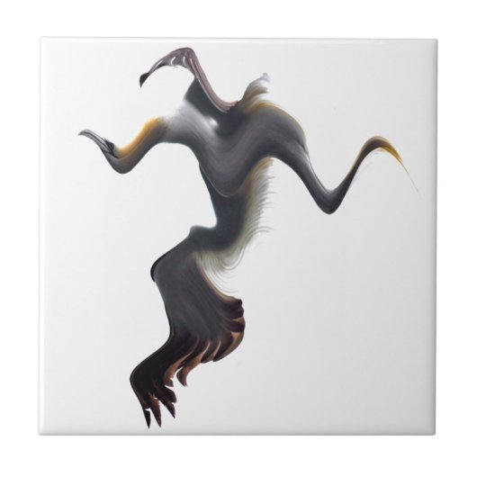 ガネット抽象芸術海鳥 タイル (正面)