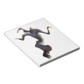 ガネット抽象芸術海鳥 ノートパッド (アングル)