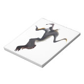 ガネット抽象芸術海鳥 ノートパッド (回転)