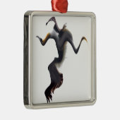 ガネット抽象芸術海鳥 メタルオーナメント (右)