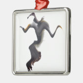 ガネット抽象芸術海鳥 メタルオーナメント (左)