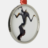 ガネット抽象芸術海鳥 メタルオーナメント (右)