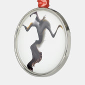 ガネット抽象芸術海鳥 メタルオーナメント (左)