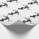 ガネット抽象芸術海鳥 ラッピングペーパー (角)