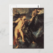 ガネメドの拉致 – Rubens ポストカード (正面/裏面)