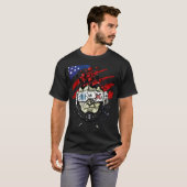 ガネーシャのキャラクター Tシャツ (正面フル)