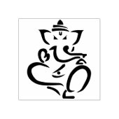 ガネーシャの切手 ラバースタンプ (インプリント)