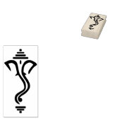 ガネーシャの切手 ラバースタンプ (押印)