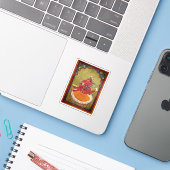 ガネーシャは蓮を投げ出そうとしている シール (ノートパソコンとiPhone)