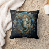 ガネーシャまたはガナパティインディアンヒンズー教サナダルマ クッション (ブランケット)