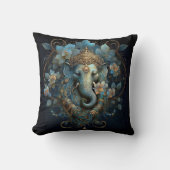 ガネーシャまたはガナパティインディアンヒンズー教サナダルマ クッション (正面)